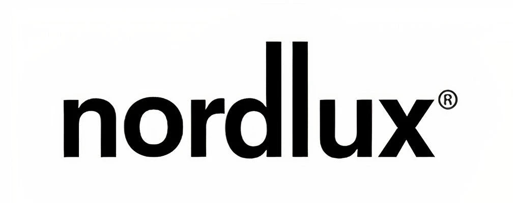 Black Nordlux brand logo featuring bold lowercase sans-serif typography on a plain white background