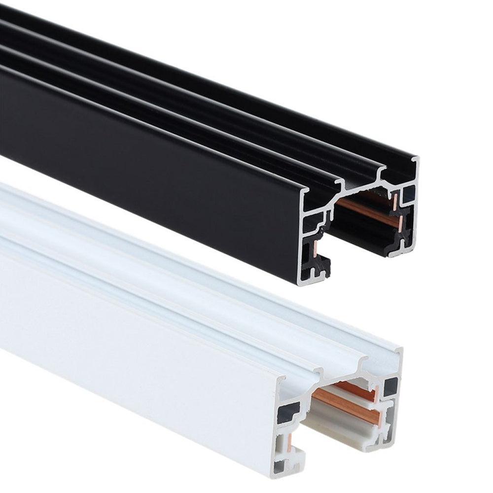 3 Wire 1 Circuit Universal Track in Black or White (1M/2M)
