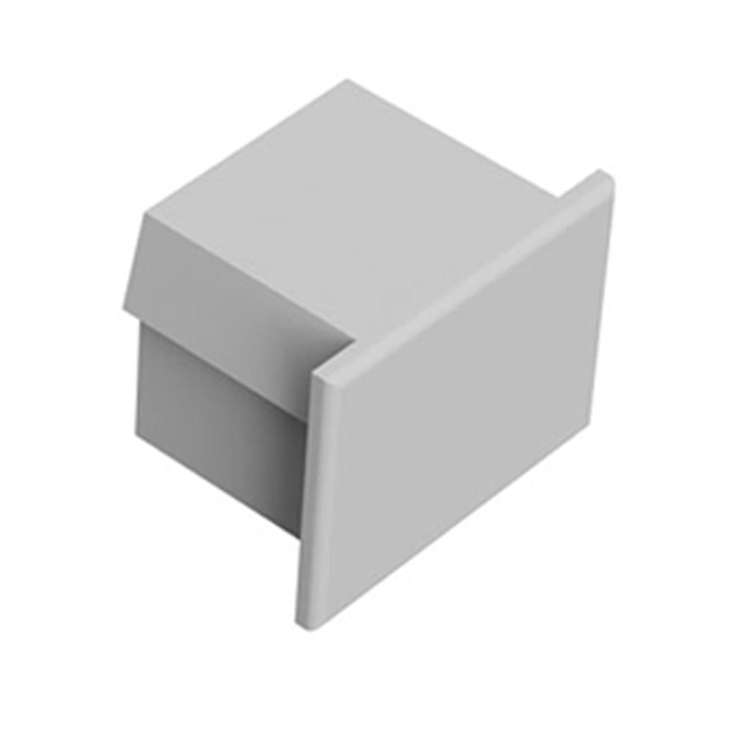 Acc. - LED Channel 470 End Cap in Silver