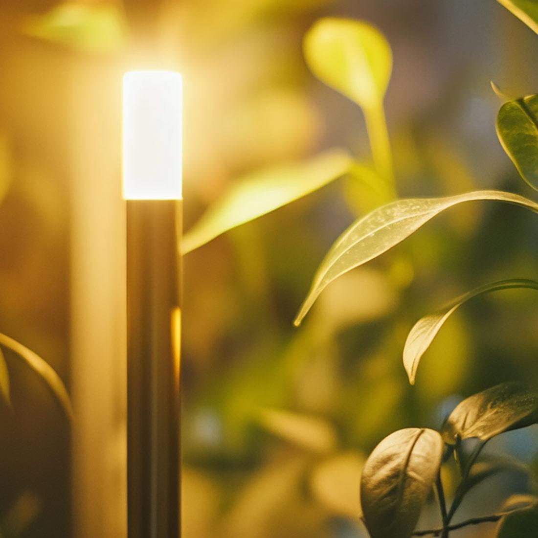Garden Spike Light with Frosted Glass Cover Havit Lighting - HV1437C, HV1437W