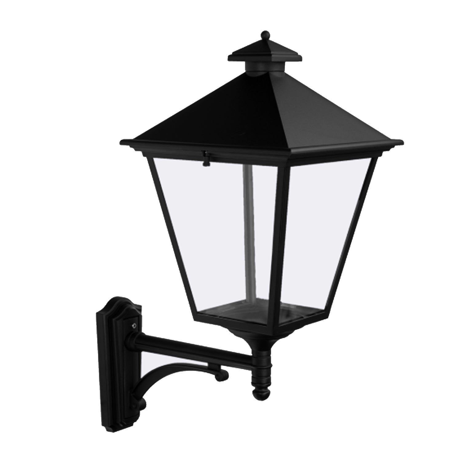 London Big LED Post Top 3000k/4000k in Black or White The Lighting