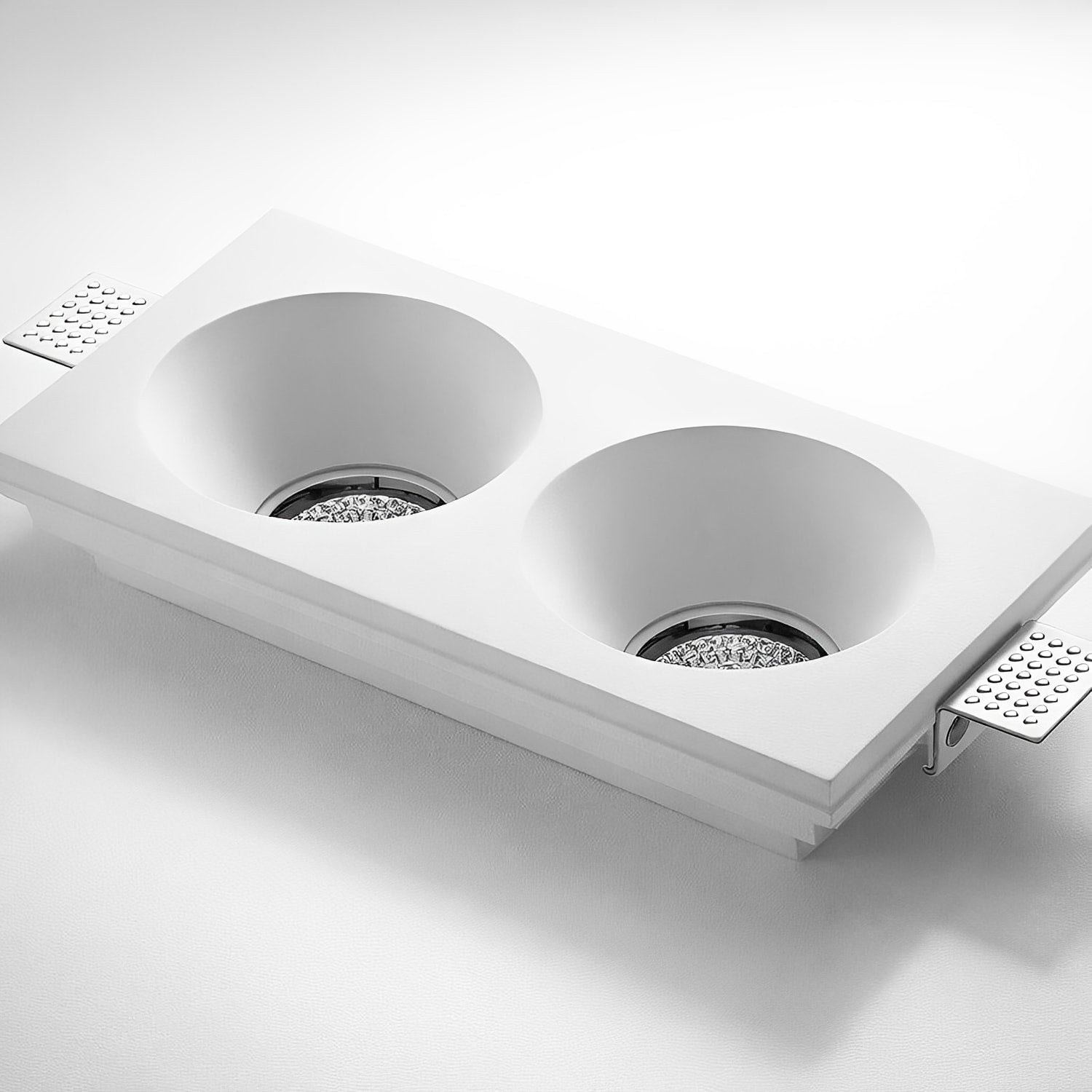 LED Trimless Plaster Downlight Matt White Interior | ORE Lighting