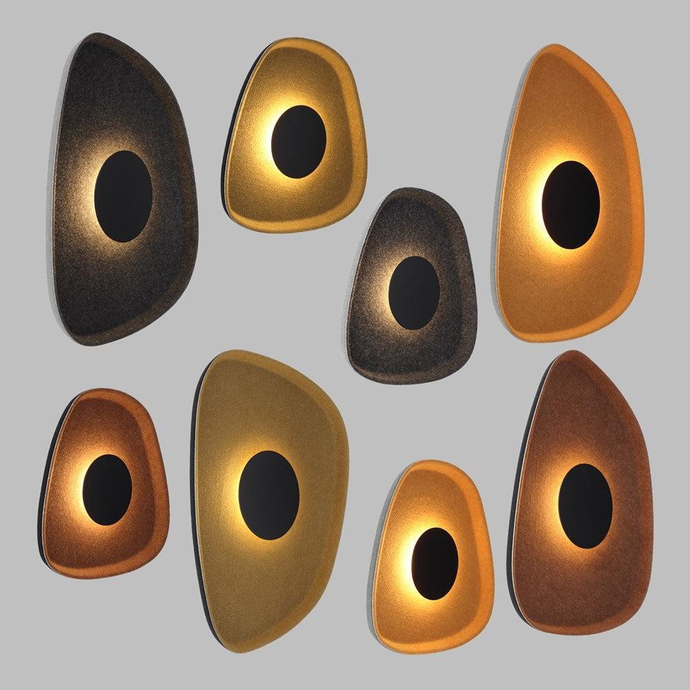 Raxa Indoor LED Wall Light 5w in Black, Brown, Green, Orange