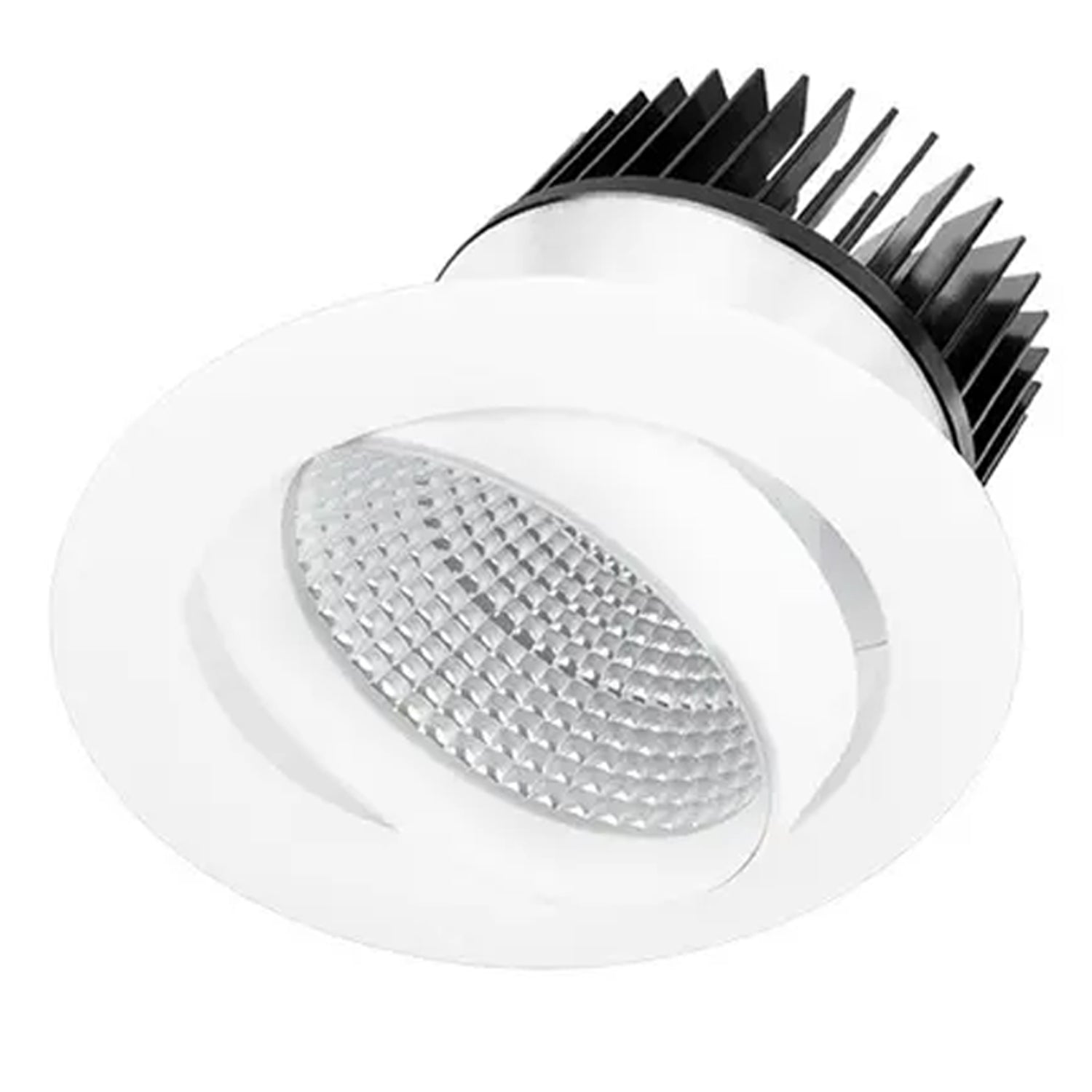 Maxiled 35w Adjustable LED Downlight in Black, White or Silver (2700k ...
