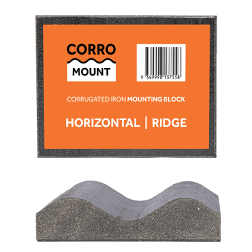 Corromount Rectangle Mounting Block In Ridge Or Valley Design - The ...