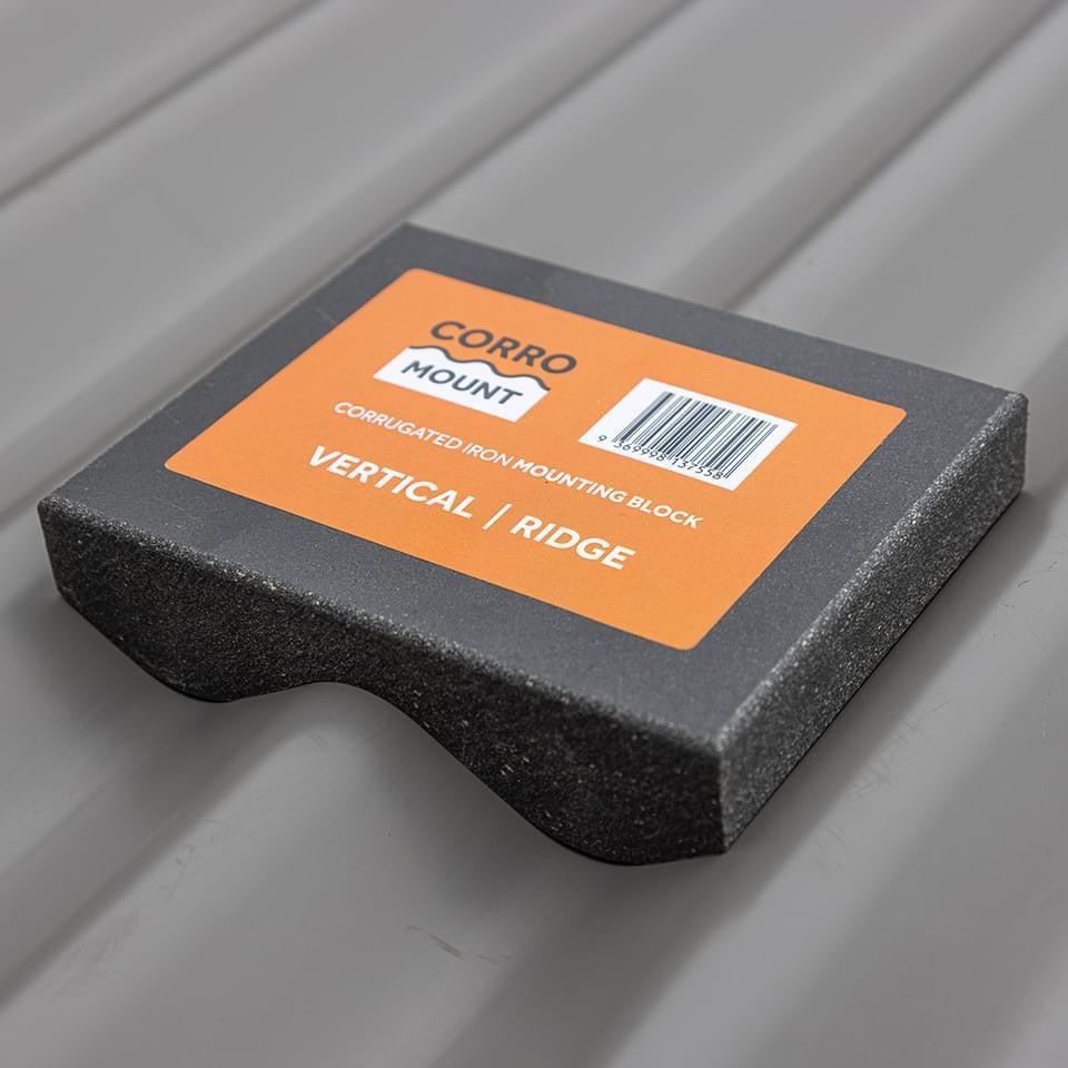 Corromount Rectangle Mounting Block In Ridge Or Valley Design - The ...