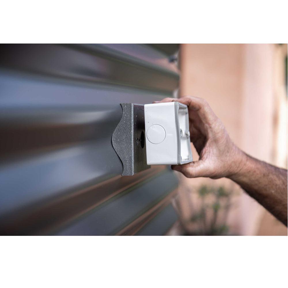 Corromount Rectangle Mounting Block In Ridge Or Valley Design - The ...