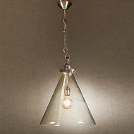 Gadsden Pendant Light Medium in Silver or Brass