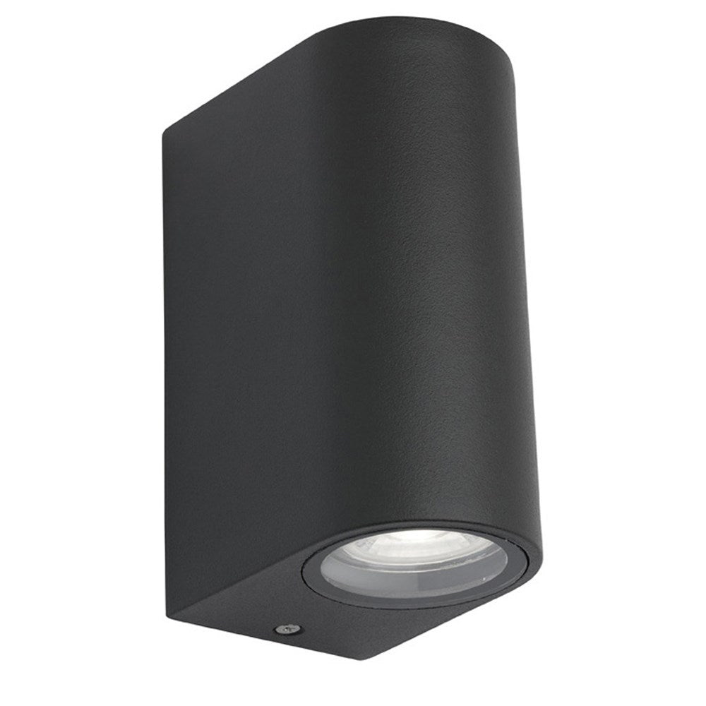Eco 12w LED Up/Down Wall Light in Black - The Lighting Outlet NZ