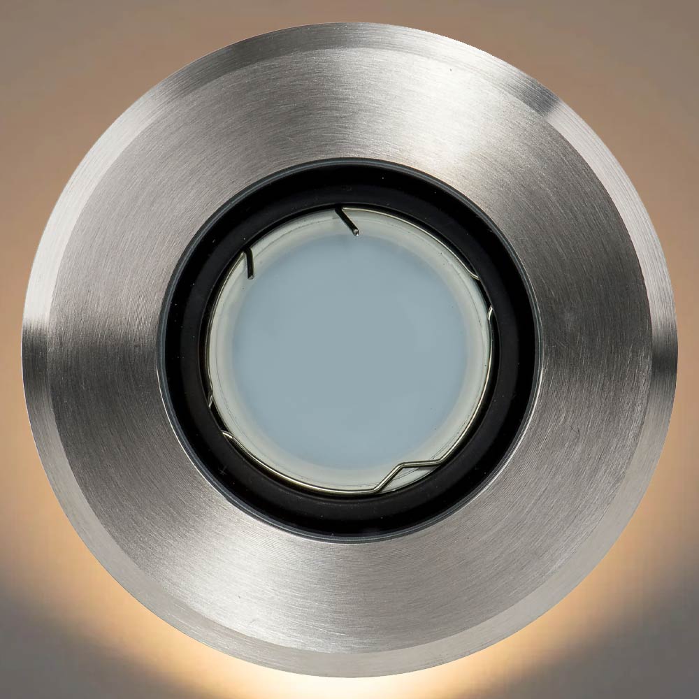 LED Outdoor Inground Tri Colour Marine Grade 316 Stainless Steel PL-Den