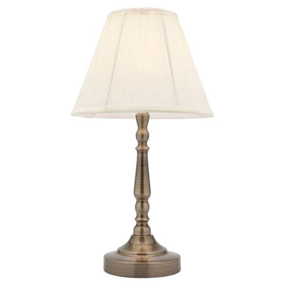 Table Lamp 40w E14 in Antique Brass, Brushed Chrome or Polished Brass The  Lighting Outlet NZ