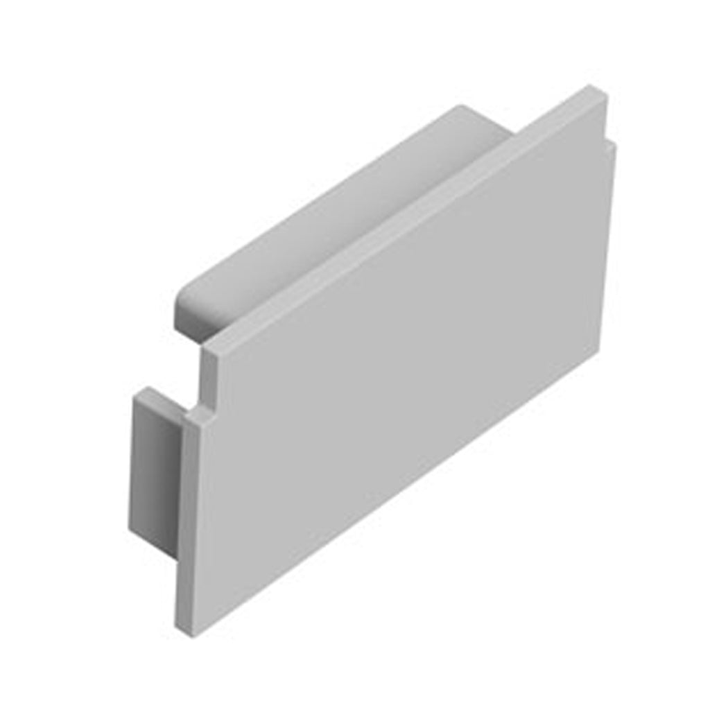 Acc. - LED Channel 800 Endcaps in Silver - The Lighting Outlet NZ